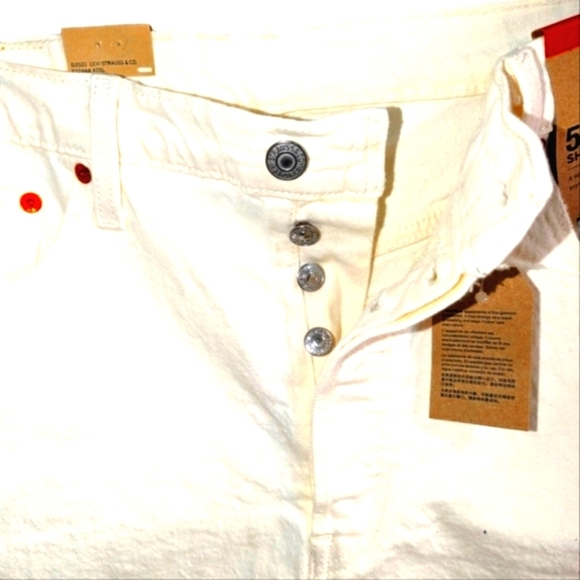 Women's Levi's® 501™ Original Whiteboard Button Fly Jean Shorts..Sz 32 - Picture 2 of 8